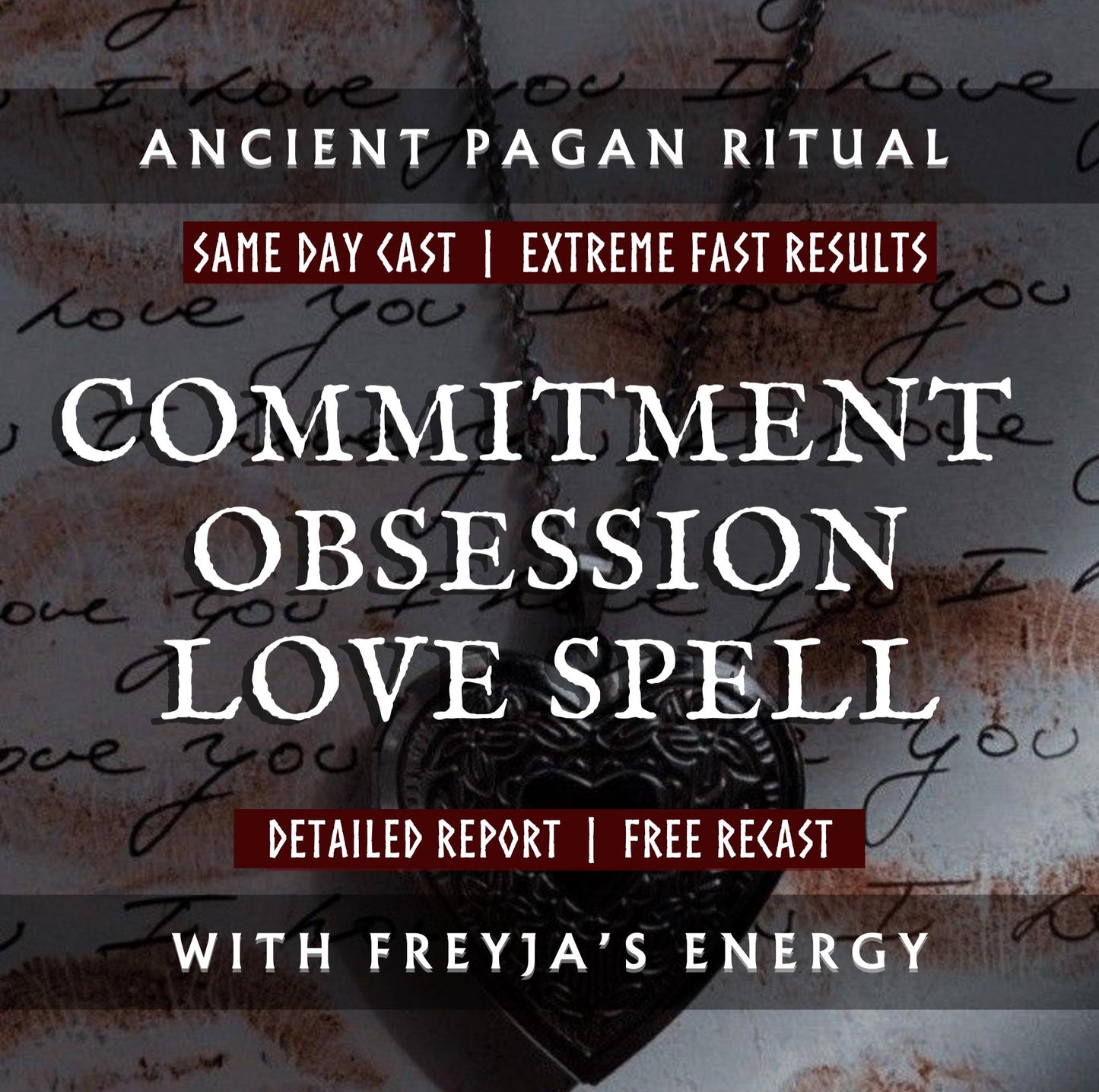 Commitment Obsession Spell With Freyja