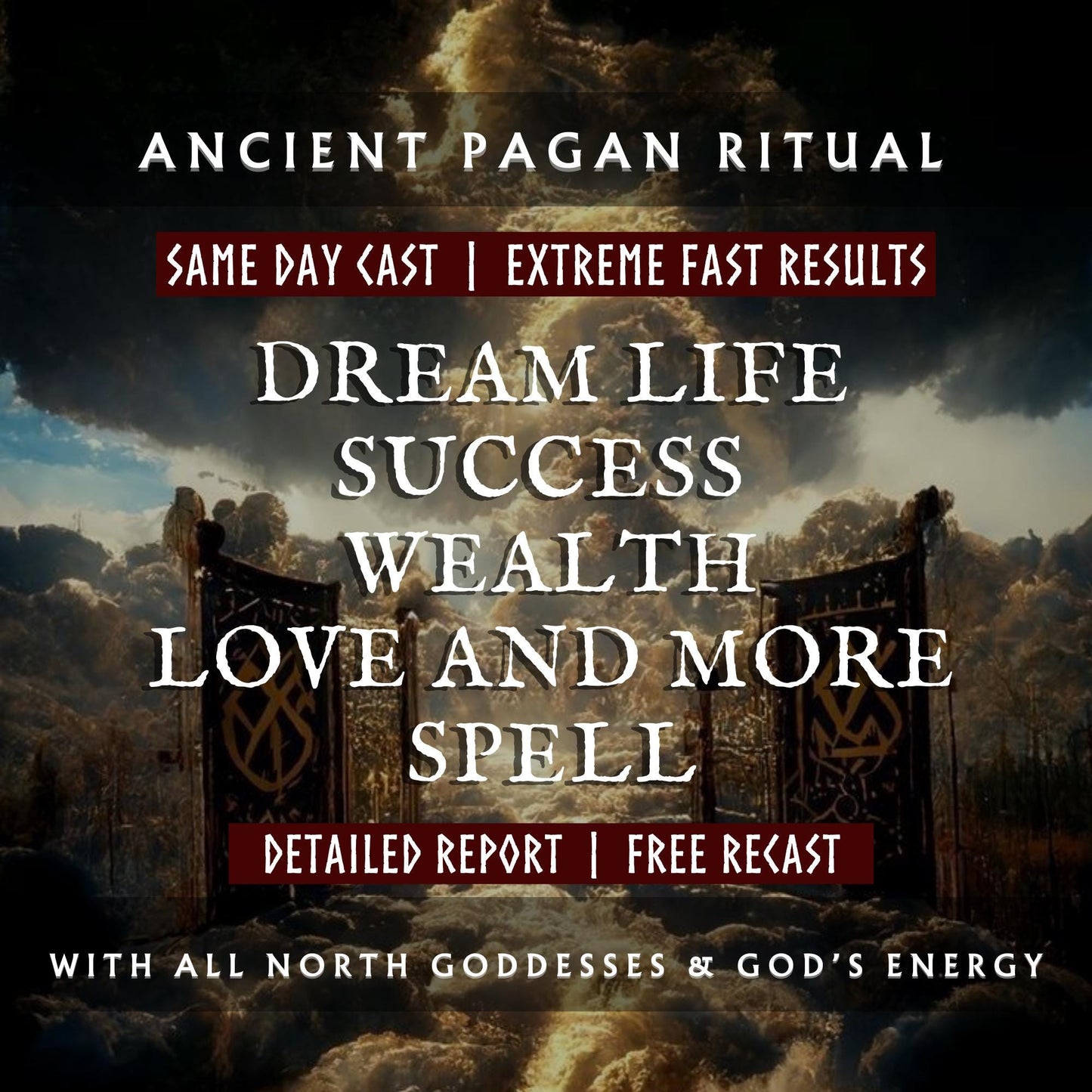 Dream Life Spell With All North Gods & Goddesses
