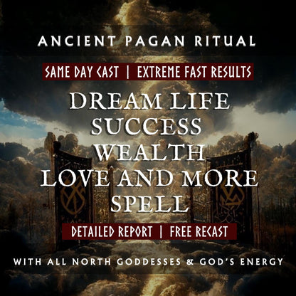 Dream Life Spell With All North Gods & Goddesses