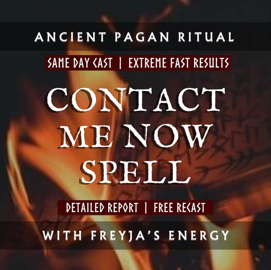 Contact Me Now Spell With Freyja