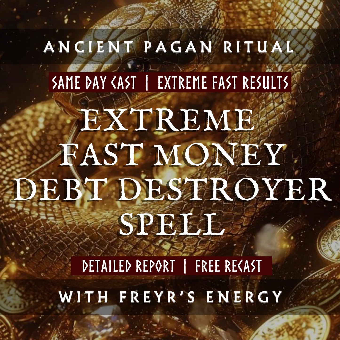 Extreme Fast Money Spell With Freyr