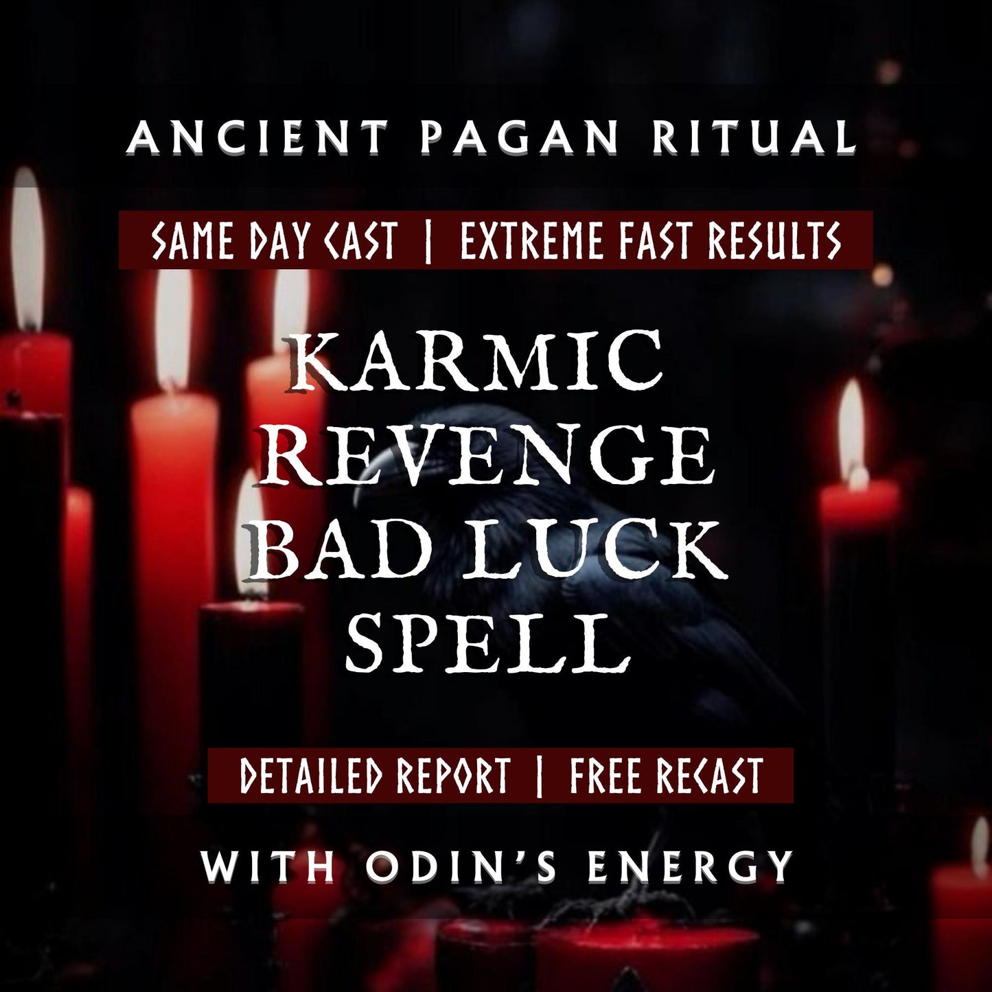 Karmic Revenge Bad Luck Spell With Odin