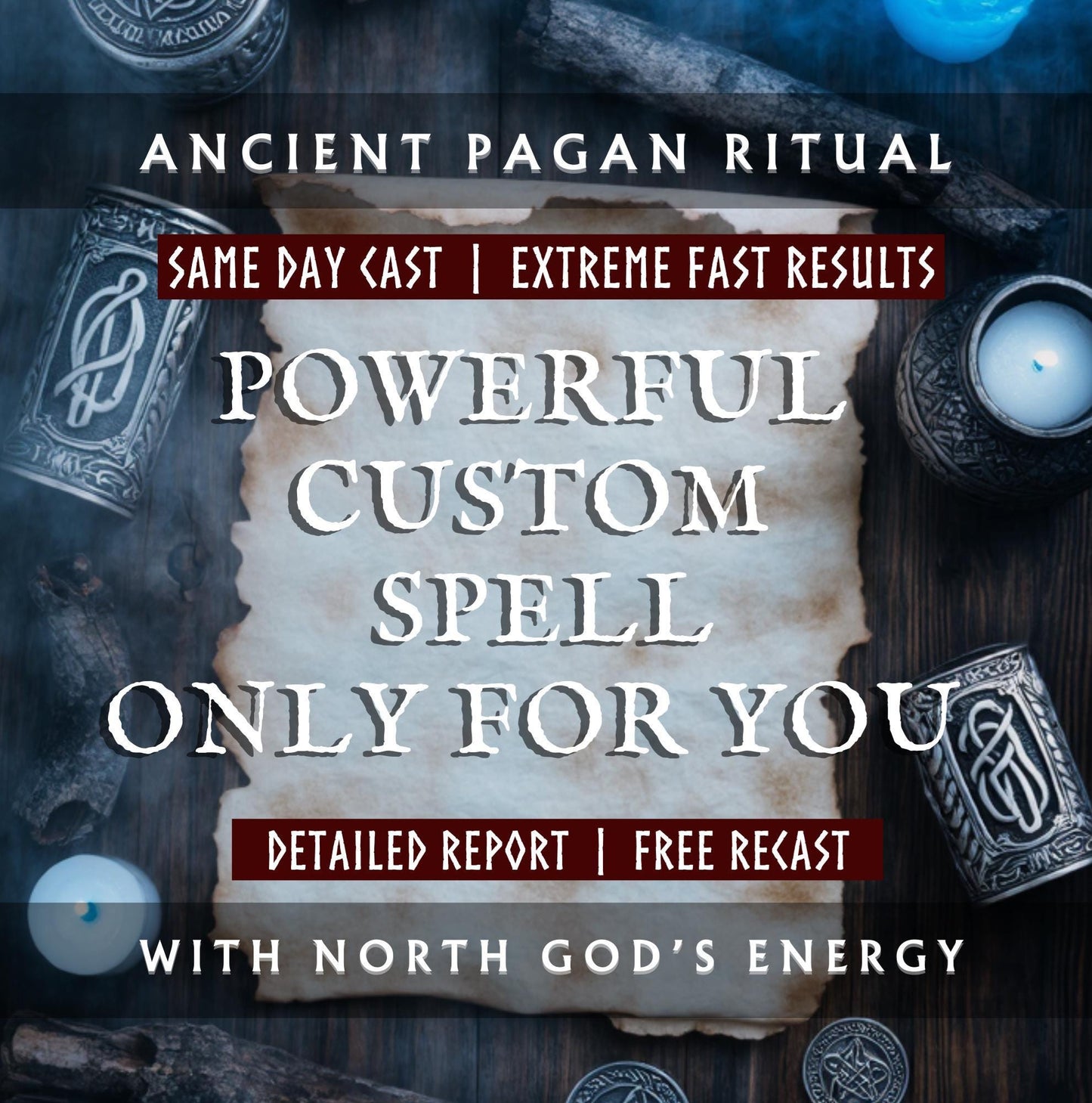 Powerful Custom Spell Only For You With All North Gods & Goddesses